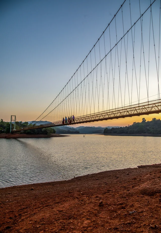 Hosanagara Hanging Bridge - Engineering Marvel in Nature